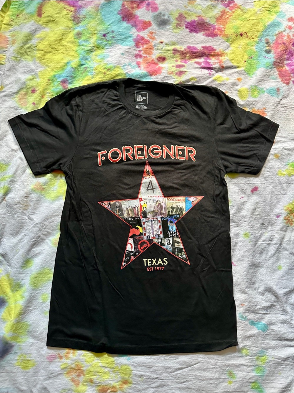 Foreigner t shirt Texas tour 2022 Farewell tour est 1977 Sz Small NEW Band Tee